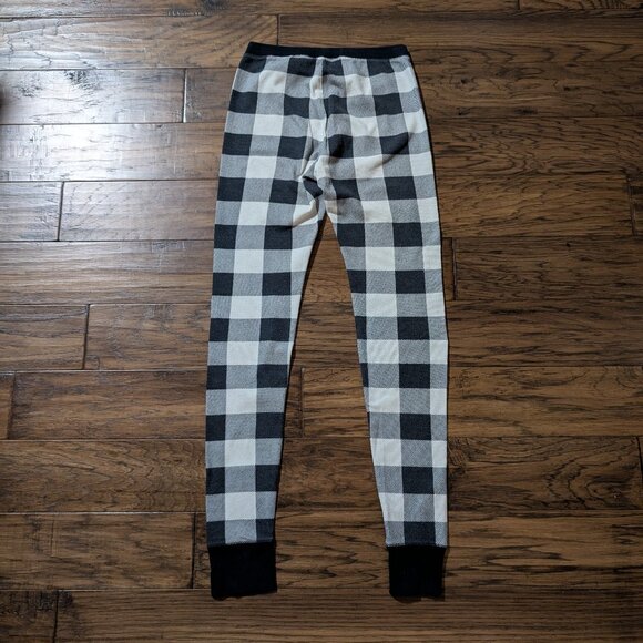 Old Navy waffle pajama PJ leggings buffalo plaid size small tall - Picture 10 of 11